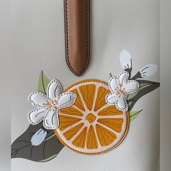 Radley London Liverpool Street 2.0 Orange Blossom Leather Multiway Ivory Handbag - Picture 11 of 16